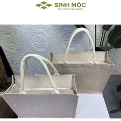 Túi laptop, túi máy tính, túi cói, túi đựng laptop, túi đay - M3301C (Đay linen)