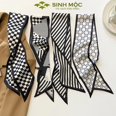 Khăn lụa Hàn Quốc, khăn buộc túi, khăn quấn túi xách - M4004