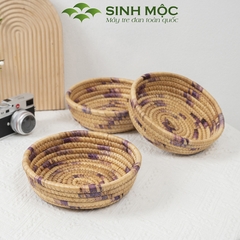 [Giá xưởng] Khay lục bình, decor lục bình, khay đựng đồ đa năng, decor bàn ăn, trang trí phòng khách Sinh Mộc  - M1025