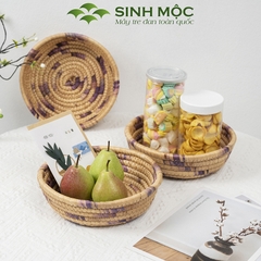 [Giá xưởng] Khay lục bình, decor lục bình, khay đựng đồ đa năng, decor bàn ăn, trang trí phòng khách Sinh Mộc  - M1025