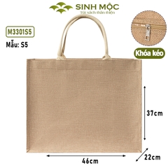 Túi đay linen, túi cói, túi xách, túi đi biển - M3301 (Đay linen)