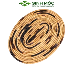 Thảm lục bình, thảm chụp ảnh, thảm ngồi, decor trang trí phòng khách Sinh Mộc - M2009