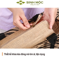 Túi đay cỡ lớn, túi đay to, túi đi làm, túi đựng đồ, Sinh Mộc - M3608