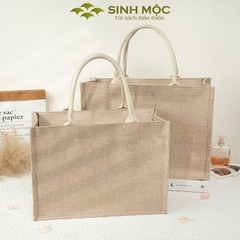 Túi đay linen, túi cói, túi xách, túi đi biển - M3301 (Đay linen)