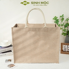 Túi đay linen, túi cói, túi xách, túi đi biển - M3301 (Đay linen)