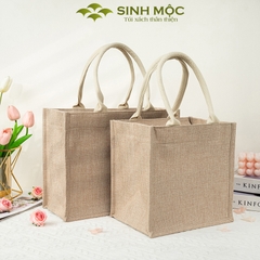 Túi đay linen, túi cói, túi xách, túi đi biển - M3301 (Đay linen)