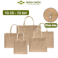 Túi đay linen, túi cói, túi xách, túi đi biển - M3301 (Đay linen)