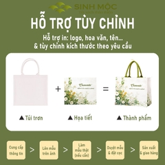 Túi tote canvas hoa cúc chống nước thời trang đựng đồ cá nhân – M3072