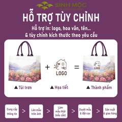 Túi xách canvas hoa hồng núi chống nước thời trang đi chơi – M3075