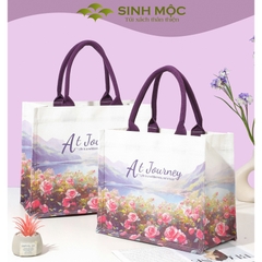 Túi xách canvas hoa hồng núi chống nước thời trang đi chơi – M3075
