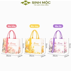 Túi xách nữ túi canvas chống nước hoa Tulip thời trang – M3001