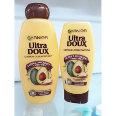 BỘ DẦU GỘI XẢ TINH CHẤT BƠ GARNIER ULTRA DOUX - NGA