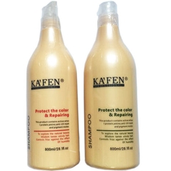 DẦU GỘI VÀ XẢ KAFEN COLLAGEN PHỤC HỒI HƯ TỔN 800ML