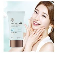 KEM CHỐNG NẮNG DA DẦU NATURAL SUN ECO SPF 40 PA+++THE FACE SHOP