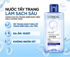 Tẩy trang sạch sâu 3in1 L'Oreal 400ml