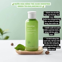 NƯỚC HOA HỒNG TRÀ XANH INNISFREE GREEN TEA FRESH SKIN