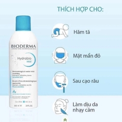Xịt Khoáng Bioderma Hydrabio Brume 300ml