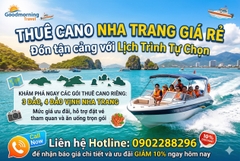 Thuê cano du lịch Nha Trang