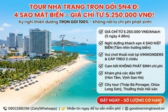 Tour Nha Trang 5 ngày 4 đêm