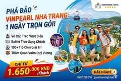 Tour Nha Trang 4 ngày 3 đêm: Vinwonders - 3 đảo VIP - City