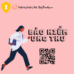 Bộ tranh xây dựng ý tưởng bảo hiểm Ung thư của Hanwha Life Việt Nam