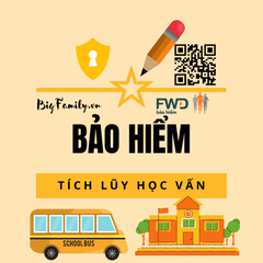 Bộ tranh xây dựng ý tưởng bảo hiểm học vấn của FWD Việt Nam