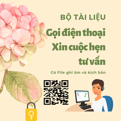 Bộ tài liệu chốt cuộc hẹn tư vấn trực tiếp