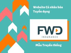 Mẫu Website cá nhân hóa dành cho Tuyển dụng Truyền thống tại: FWD Việt Nam
