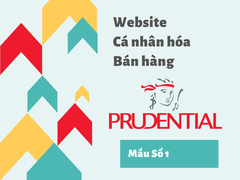 Mẫu Website cá nhân hóa dành cho Bán hàng số 1 tại: Prudential