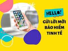 Gửi lời mời Bảo hiểm đến khách hàng một cách tinh tế Thông qua điện thoại di động!