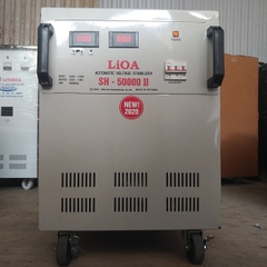 Ổn Áp LiOA 1 Pha SH 50KVA (150-250v) New 2020 - Đồng hồ điện tử