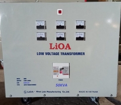 Biến Áp Đổi Nguồn Hạ Áp 3 Pha 50kva LiOA 3K501M2YH5YT (loại Tự Ngẫu)