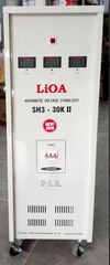 Ổn Áp LiOA 3 Pha SH3 30KII NEW 2020 (260-430v) - Đồng hồ điện tử