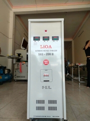 Ổn Áp LiOA 3 Pha SH3 20KII NEW 2020 (260-430v) - Đồng hồ điện tử