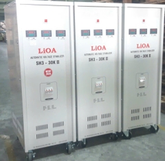 Ổn Áp LiOA 3 Pha SH3 30KII NEW 2020 (260-430v) - Đồng hồ điện tử