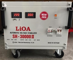 Ổn Áp LiOA 1 Pha SH 30KVA NEW 2020 (150-250v) - Đồng Hồ điện tử
