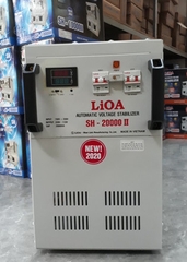 Ổn Áp LiOA 1 Pha SH 20Kva (150v-250v) NEW 2020 - Đồng hồ điện tử