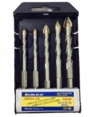 Bộ Mũi khoan ĐN lục giác 4 cạnh KBH4-05 King Blue