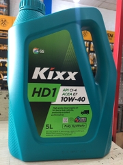 Nhớt động cơ KIXX (HD1 CI4 10W40) - 5L xe hạng nặng 5L