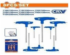 Bộ 8 cờ lê bông sao tay cầm chữ T