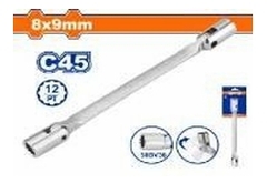 Cờ lê 2 đầu tuýp lắc léo 8x9mm