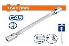 Cờ lê 2 đầu tuýp lắc léo 16x17mm
