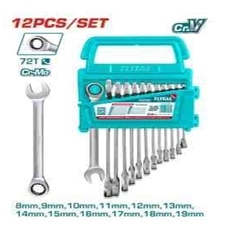 Bộ 12 cờ lê  vòng miệng  xoay chiều