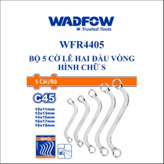 Bộ 5 cờ lê hai đầu vòng hình chữ S wadfow WFR4405