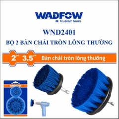 Bộ 2 bàn chải tròn lông thường wadfow WND2401