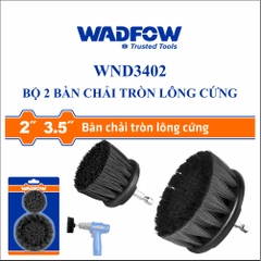 Bộ 2 bàn chải tròn lông cứng wadfow WND3402