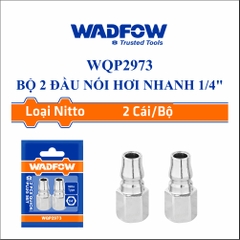 Bộ 2 đầu nối hơi nhanh 1/4