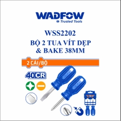 Bộ 2 tua vít dẹp & bake 38mm WSS2202