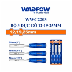 Bộ 3 đục gỗ 12-19-25mm wadfow WWC2203