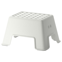 Ghế nhựa chống trơn cao 25cm BOLMEN IKEA